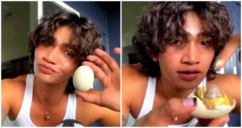 Bretman Rock teaches TikTok how to eat balut aka ‘a duck…dead, of course’