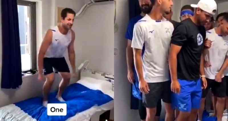 Israeli baseball team sparks outrage for posting TikTok video jumping on ‘anti-sex beds’ in Tokyo