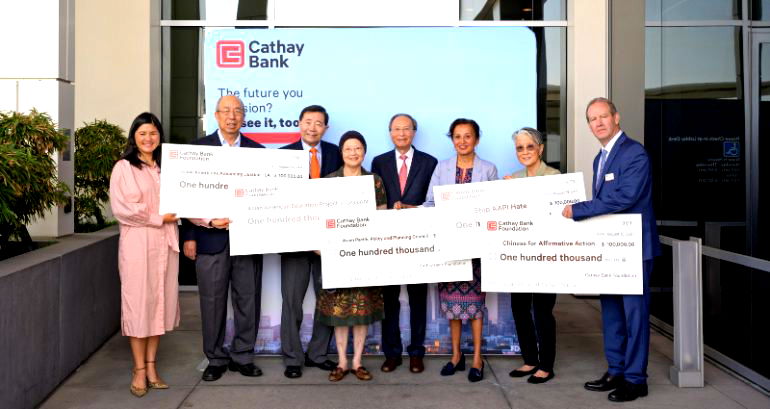 Cathay Bank Foundation donates $1 MILLION to help fight anti-Asian hate