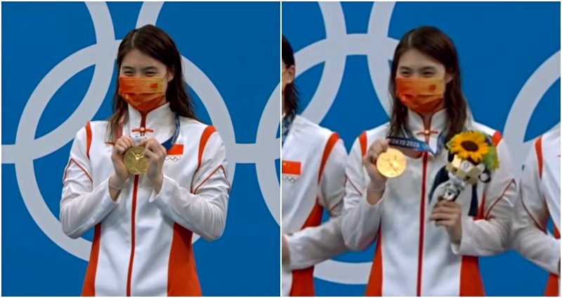 Meet the Chinese swimmer who won two golds in one hour