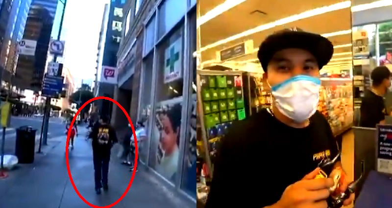 Twitch streamer JoeyKaotyk confronts racist passerby inside LA store