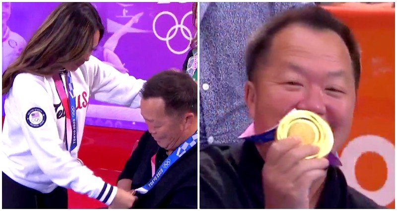 Suni Lee dedicates her gold medal to her father who ‘deserves it as much as I do’