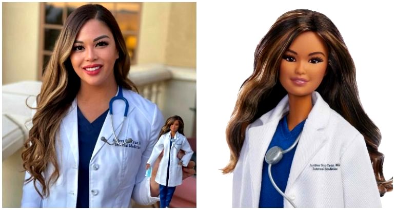 Barbie designs doll after Asian American healthcare worker Dr. Audrey Sue Cruz for #ThankYouHeroes