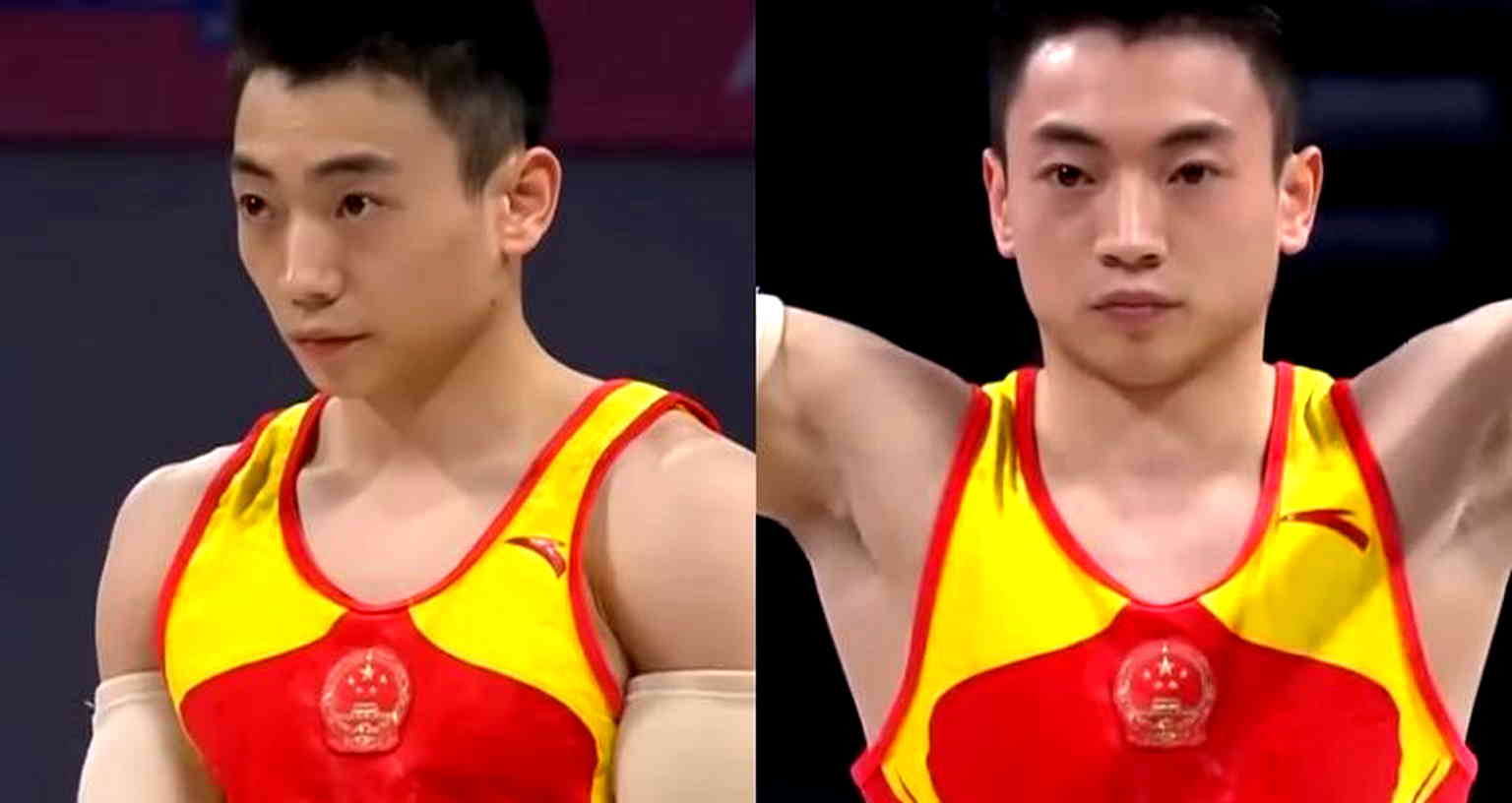 Chinese gymnast Zou Jingyuan receives highest score in parallel bars at the Tokyo Games