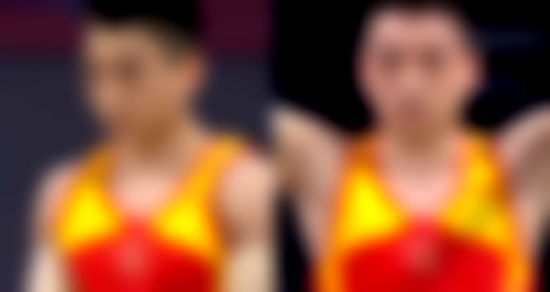 Chinese gymnast Zou Jingyuan receives highest score in parallel bars at the Tokyo Games