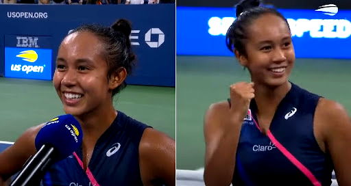 Filipina-Canadian Teen Leylah Fernandez scores shocking upsets against Naomi Osaka and Angelique Kerber in her Grand Slam debut