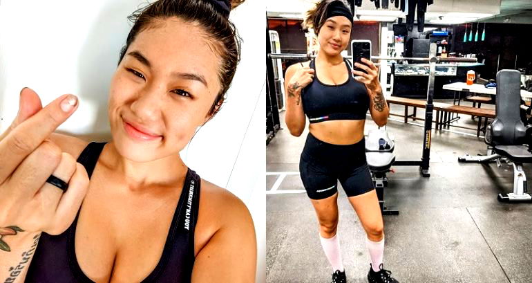 MMA Champion Angela Lee gets into heated argument with Filipino reporter over pregnancy ‘vacation’