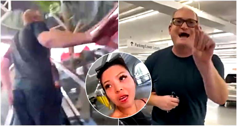 ‘I can’t let him get away with this’: Asian woman punched in LA chases attacker on video