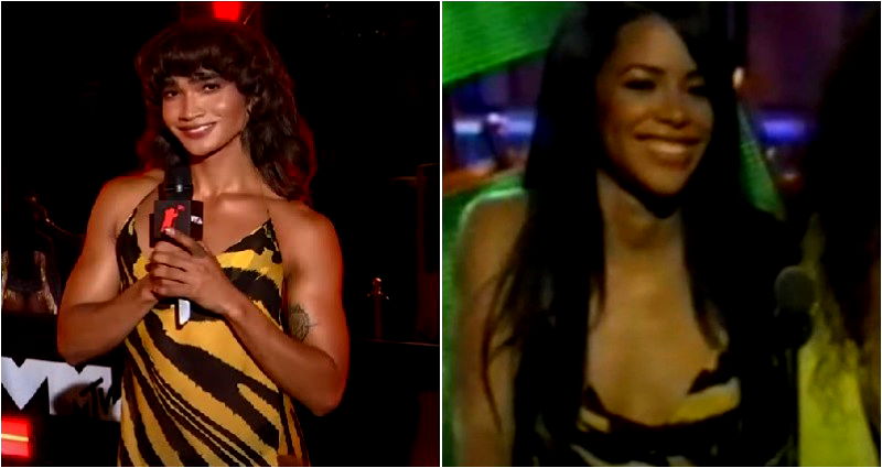 Bretman Rock cried when he was told he could wear Aaliyah’s 2000 VMA dress for 2021 VMAS