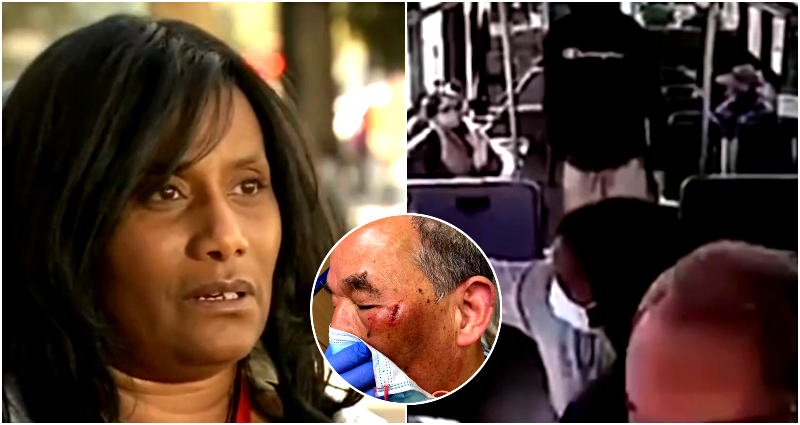 Oakland woman hailed as ‘our bus hero’ after she used her body to shield elderly Asian man from attacker