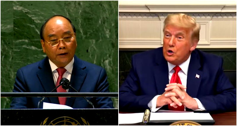 ‘Like Fook Yoo?’: Trump accused of making a racist joke about Vietnamese president’s name