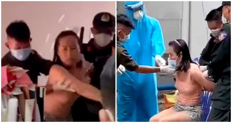 Vietnamese woman dragged and physically forced to take COVID-19 test by authorities to sue