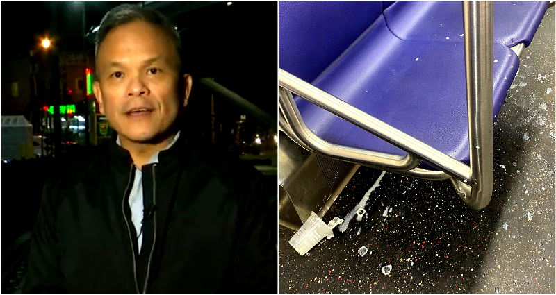 Asian American man says he and Asian woman were targeted in coffee attack on DC train