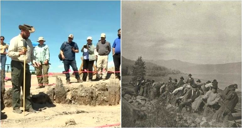 Archaeologists unearth first-ever house for Chinese transcontinental railroad workers in the US