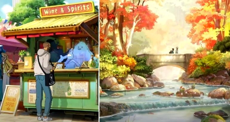 Oregon has been luring tourists with Studio Ghibli-style animated ads for years