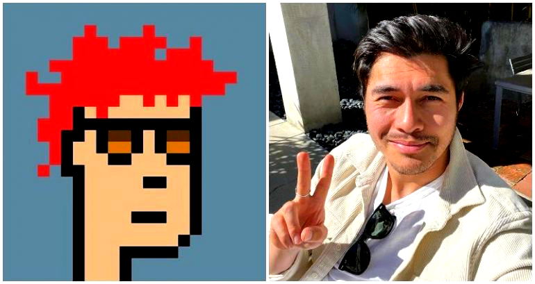 Henry Golding purchases a CryptoPunk NFT artwork for over $650,000