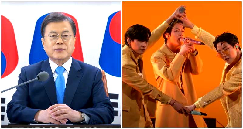 ‘Korean culture is dominating the world’: South Korean President Moon congratulates BTS on AMA win