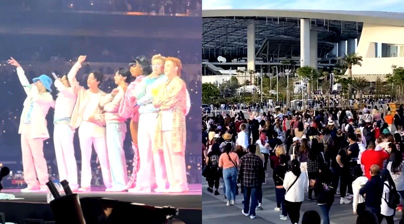 BTS kicks off Los Angeles performance tour, their first in-person concerts in 2 years