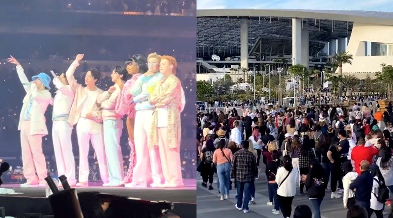 BTS kicks off Los Angeles performance tour, their first in-person concerts in 2 years