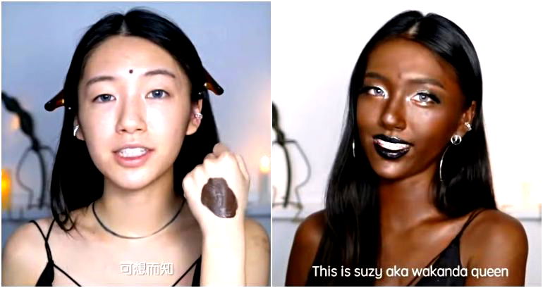 Chinese beauty guru and self-titled ‘Wakanda Queen’ sparks outrage over ‘blackface’ tutorial