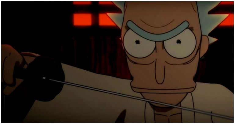 ‘Rick and Morty’ anime short inspired by ‘Lone Wolf and Cub’ has Shogun Morty fighting Ninja Ricks