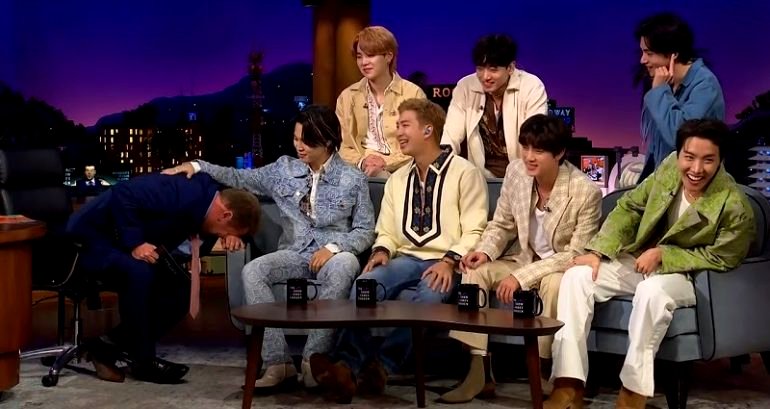 Is ‘Papa Mochi’ back? James Corden addresses ARMY controversy with BTS on ‘The Late Late Show’