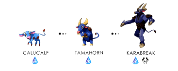 Fakemon Calucalf Tamahorn Karabreak