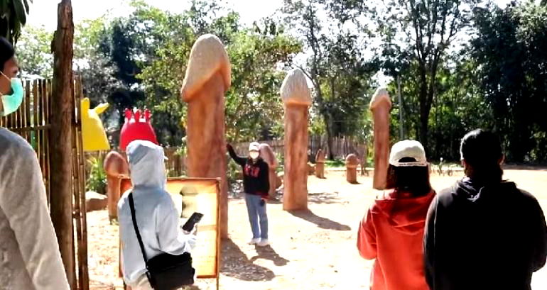 Visitors flock to ‘penis park’ in Thailand for selfies and to make wishes for well-endowed partners