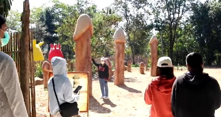 Visitors flock to ‘penis park’ in Thailand for selfies and to make wishes for well-endowed partners