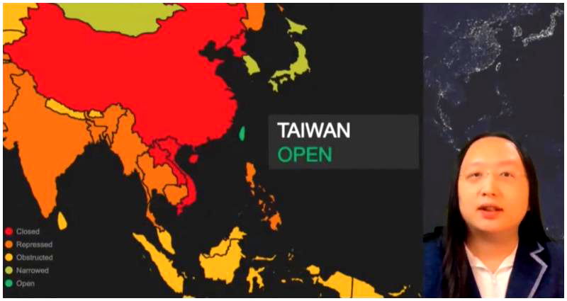 White House allegedly cut Taiwan minister’s feed after map of Taiwan and China in different colors shown