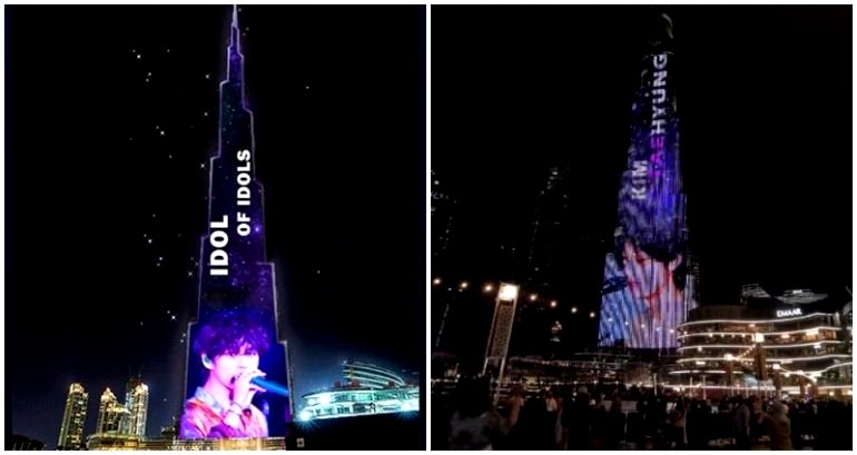 ARMYs sing along to BTS’ V in Dubai as world’s tallest building lights up to honor his 26th birthday
