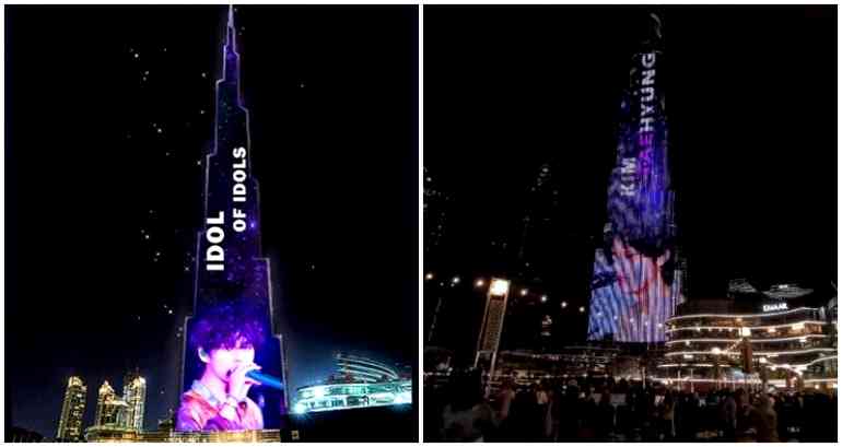 ARMYs sing along to BTS’ V in Dubai as world’s tallest building lights up to honor his 26th birthday