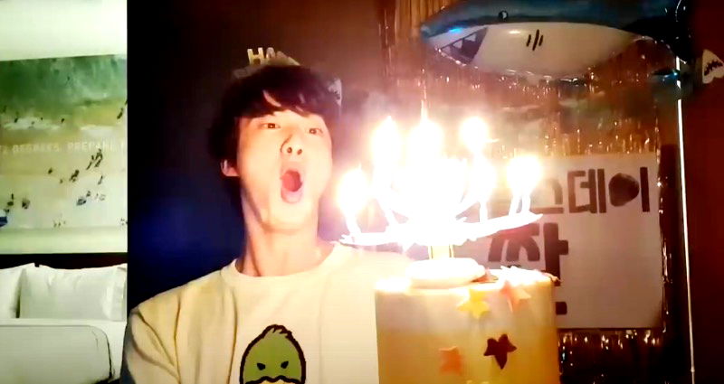 BTS’ Jin goes viral as ‘cute candle guy’ for his reaction to his blooming flower birthday candle