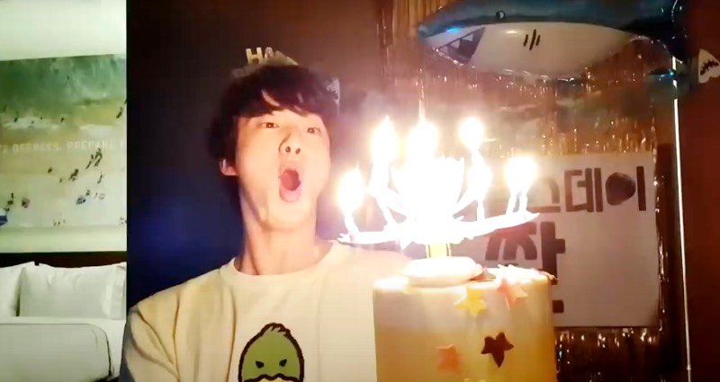 BTS’ Jin goes viral as ‘cute candle guy’ for his reaction to his blooming flower birthday candle