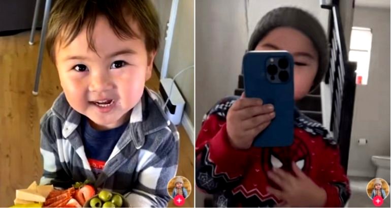 ‘Thank you, Mama’ baby Grey is making videos on his own, and viewers are stunned by how much he’s grown