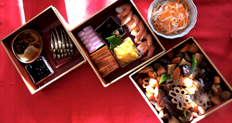 During Japanese New Year, what did I gain by losing tradition?