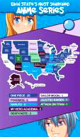 Most Searched Anime Series By State