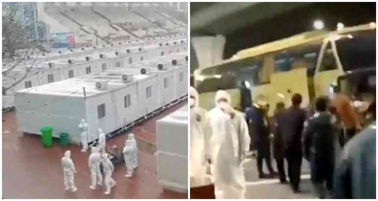 Video: Chinese COVID-19 patients confined to metal boxes in quarantine camps