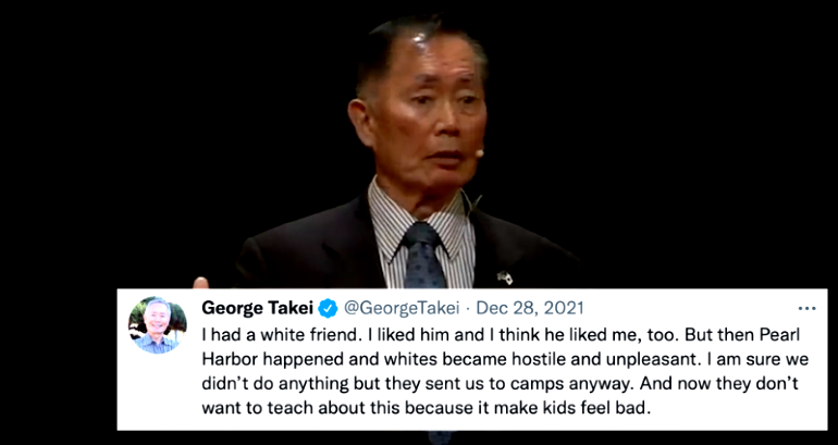 George Takei responds to RI lawmaker who says she lost ‘a black friend’ to critical race theory