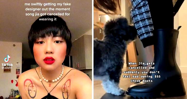 Fans show support for ‘Single’s Inferno’ star Ji-a on TikTok with trend showing off fake designer products