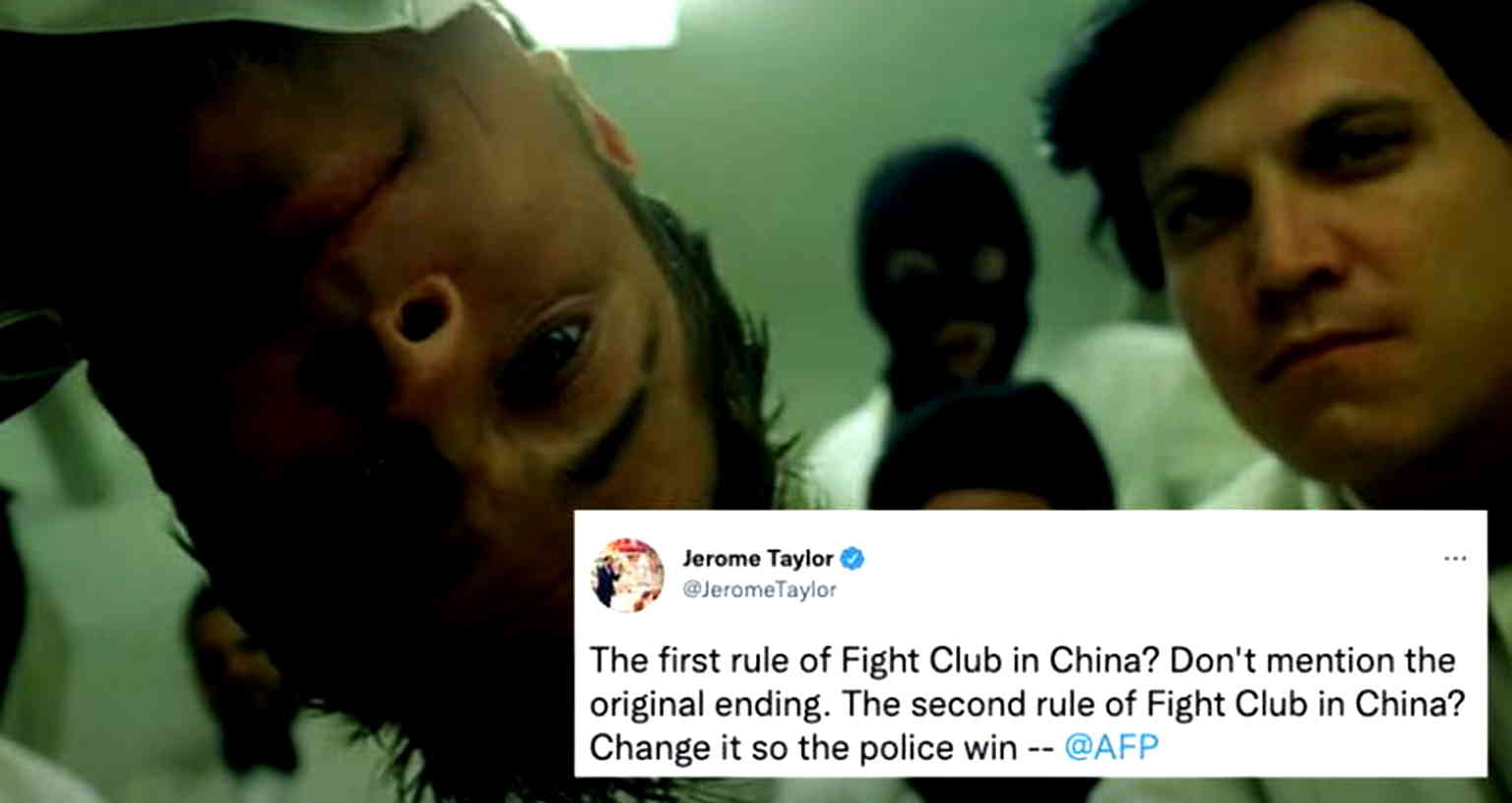 ‘Fight Club’ can now be streamed in China — with an altered ending where the authorities win