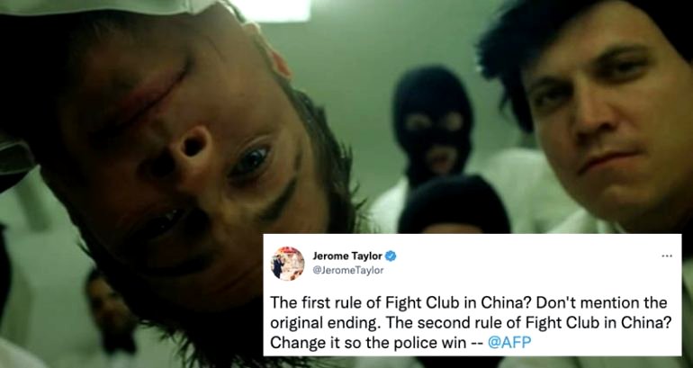 ‘Fight Club’ can now be streamed in China — with an altered ending where the authorities win