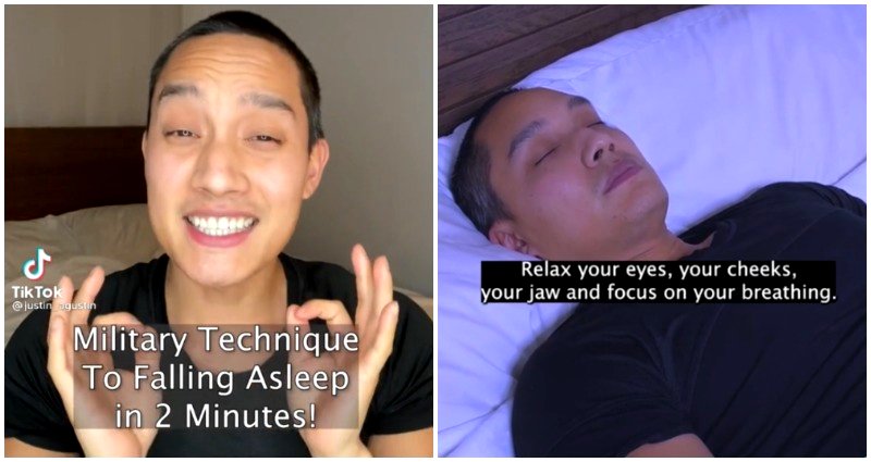 TikTok of sleep hack developed by the military to make you fall asleep in under 2 minutes goes viral
