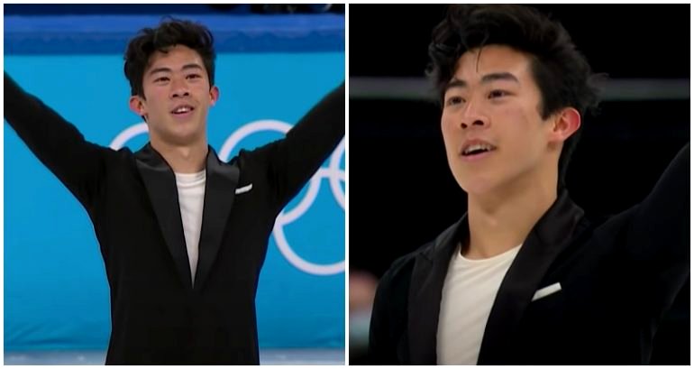 Nathan Chen gives U.S. team early lead with perfect performance only .11 points short of world record