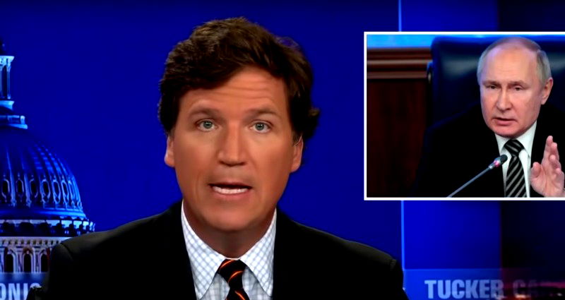 Fox News’ Tucker Carlson asks if ‘Putin eats dogs’ while questioning why Russian president is disliked