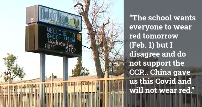 California school worker on leave after message to students’ parents that said ‘China gave us this Covid’