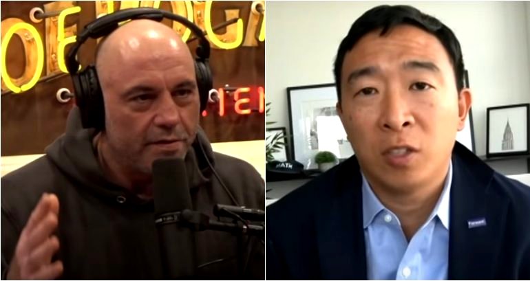 Andrew Yang apologizes for saying Joe Rogan isn’t racist because he works with black people