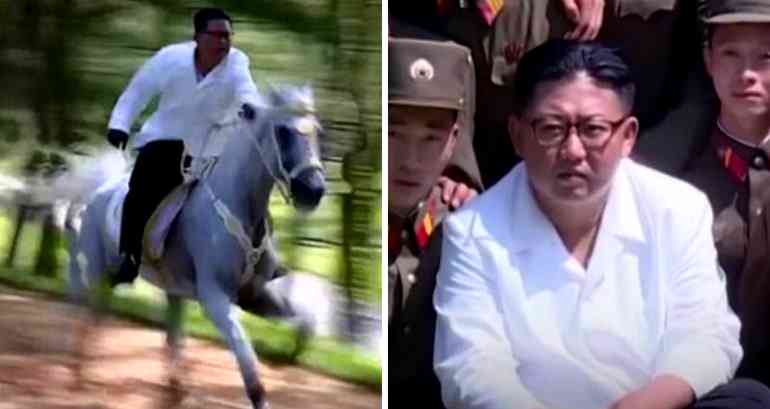 North Korean leader Kim Jong-un rides white horse, limps in new documentary celebrating his achievements