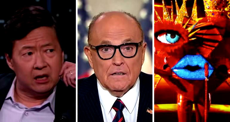 Judges Ken Jeong, Robin Thicke walk off in protest after ‘The Masked Singer’ unveils Rudy Giuliani