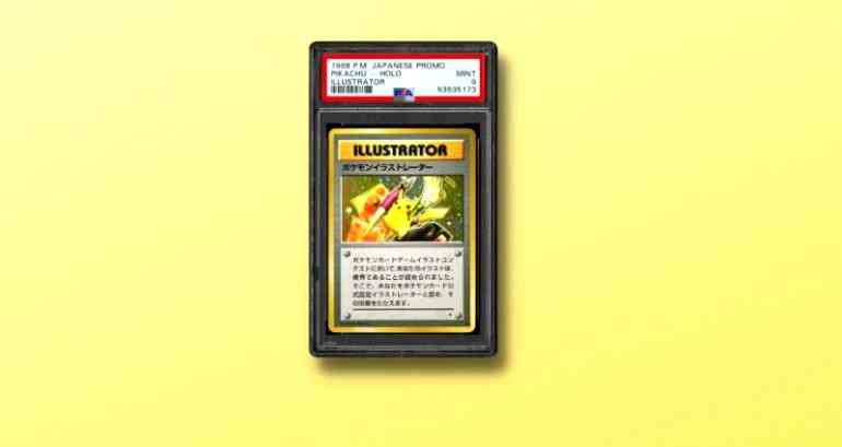 Rare 1998 Pokémon card of Pikachu sells for record-breaking $900,000 at auction